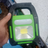 Portable Solar LED Flood Light Emergency Work Light With Carry Handle - Detail View 4