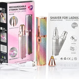 Flawless 2-in-1 USB Rechargeable Eyebrow Trimmer & Shaver (HX-203B) - Detail View 4