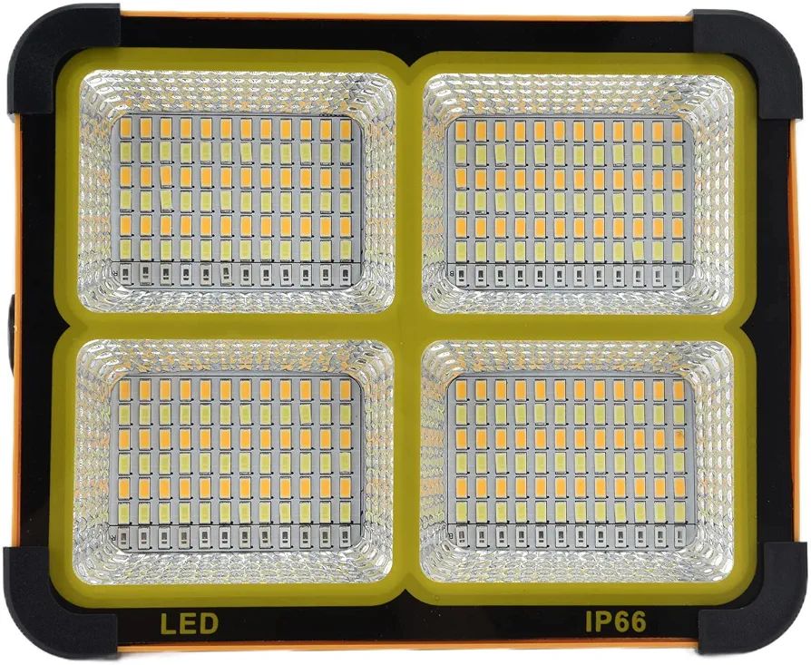 Portable 300W Solar Powered LED Work Light IP66 Waterproof - Main Product View