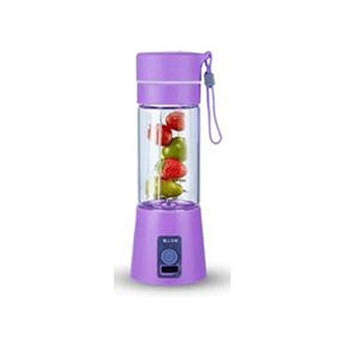 Portable Mini 6 Blade Juicer Blender | Outdoor Juicing Cup (380Ml) - Kitchen Product Designed For Juice Preparation And Daily Beverage Routine Rechargeable [Random Color] - Detail View 2