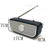 Portable Solar Rechargeable Radio With USB Charging Cable For Outdoor Use - Detail View 3