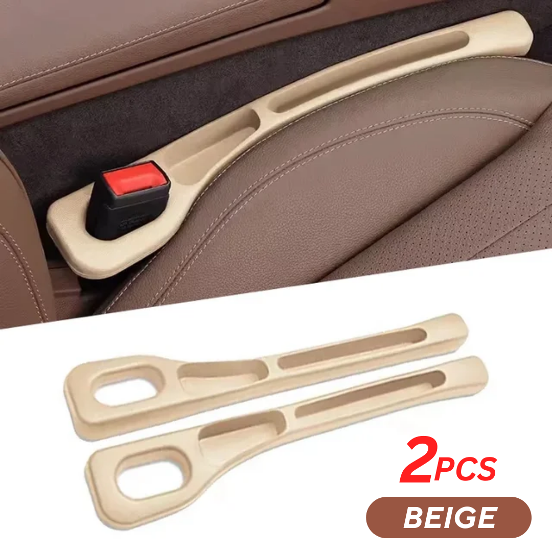 Universal Car Seat Gap Filler Organizer 2 PCS – PU Leather Car Seat Storage Box | Waterproof Auto Interior Pocket | Anti-Drop Gap Plug for Phone, Coins, Keys - Detail View 3