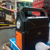 KBroad Portable Solar Power Station with LED Light & Charging Kit - Detail View 9