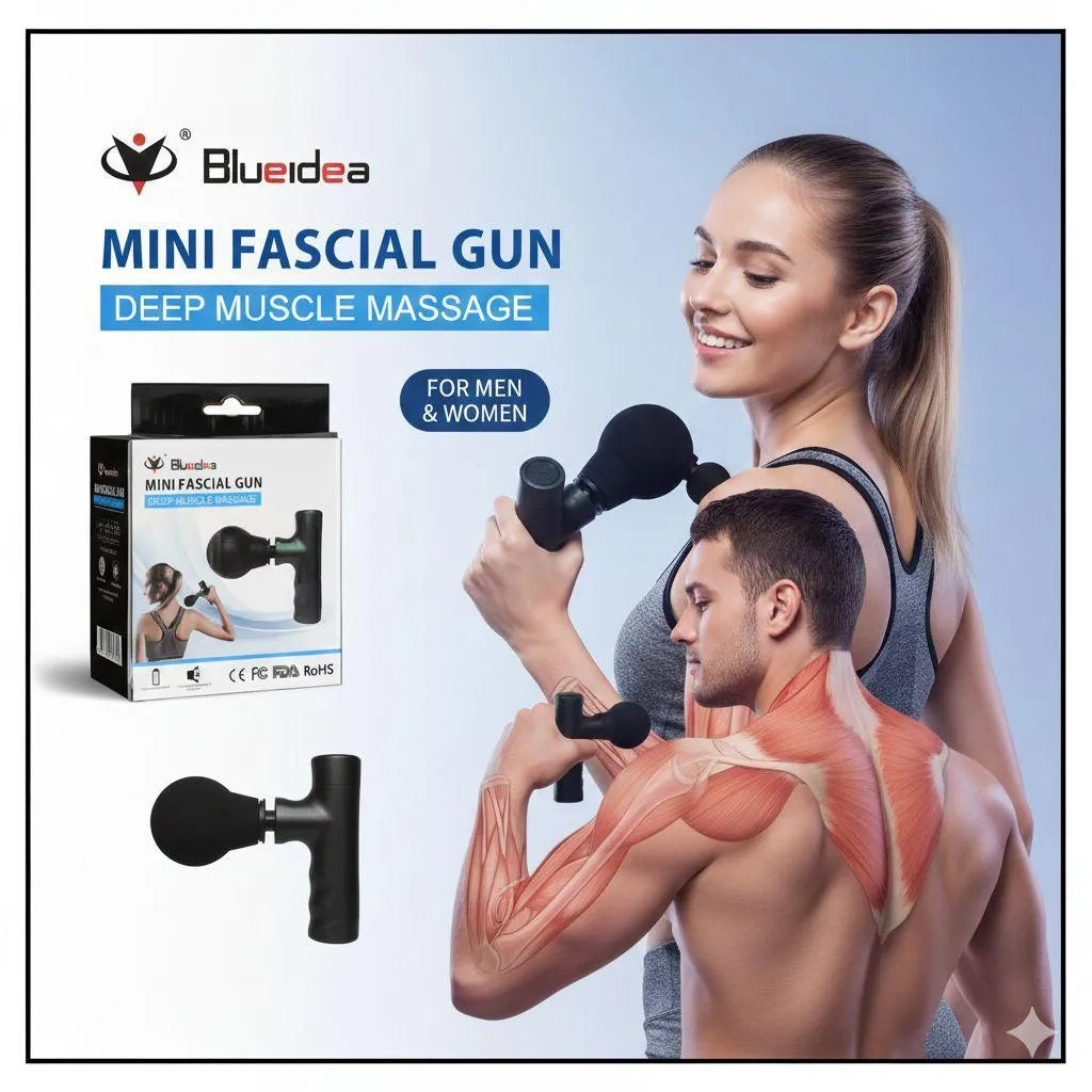 Portable Mini Massage Gun – Deep Muscle Relaxation & Recovery Fascial Gun - Main Product View