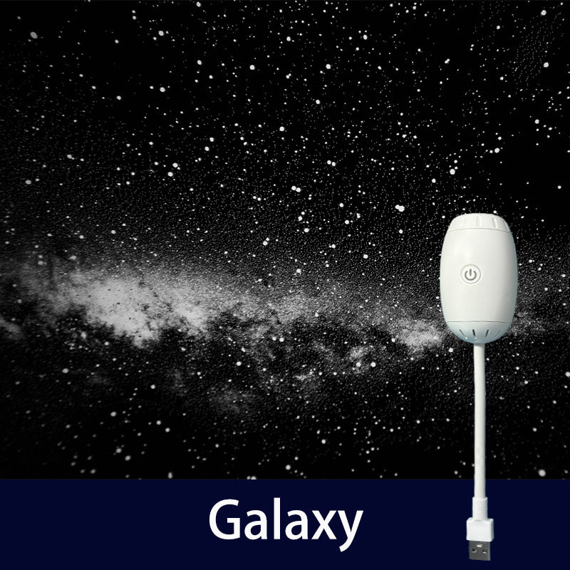 USB Galaxy Projector Light For Car Roof And Room With Adjustable Focus, Atmosphere Projection And Romantic Star Night Light (Random Color Without Extra lense) - Main Product View