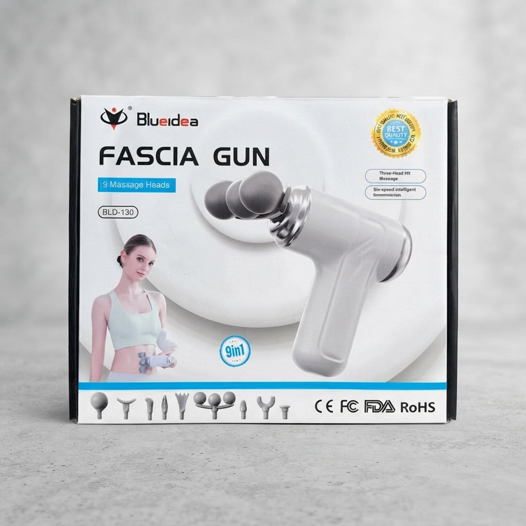 Blueidea Fascia Gun BLD-130 Nine In One Massage Device Portable Muscle Massager - Detail View 3