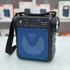 KBroad KTS-1706 Portable Wireless Bluetooth Speaker with FM Radio, Solar Charging, and LED Flashlight