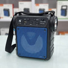 KBroad KTS-1706 Portable Wireless Bluetooth Speaker with FM Radio, Solar Charging, and LED Flashlight