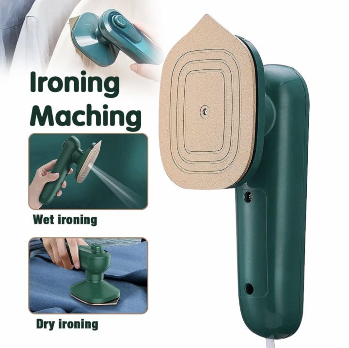 Portable Dry Iron With Spray Handheld Garment Press Travel Iron Appliance - 1000W - Detail View 3