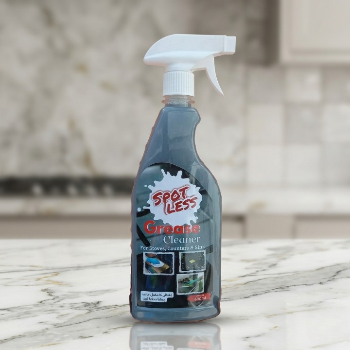 Spot Less Heavy-Duty Grease Cleaner – 500ml Powerful Kitchen Degreaser for Stoves, Counters, and Sinks - Detail View 3