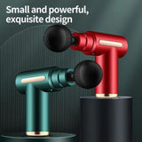 Professional Massager Gun With 4 Massage Heads Durable Portable Powerful Practical Choice For Muscle Relief Relaxation And Recovery | Random Color - Detail View 2