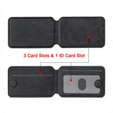 Mobile Magnetic Card Holder Wallet with Box – Slim 3 Card Slots, Transparent ID Slot, Lightweight Phone Wallet - Detail View 3