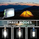 Mini COB LED Keychain Flashlight 3 Modes | Portable Rechargeable Keychain Torch | Emergency Pocket Light (Random Color) - Detail View 2