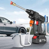 Automatic Cordless Car Wash Spray Gun | 48V High Pressure Lithium Battery | Wireless Foam Jet Washer (Single Battery) - Detail View 3