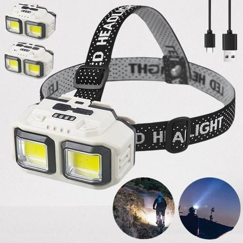 HX-816 COB LED Headlight with Wave Sensor - Detail View 4