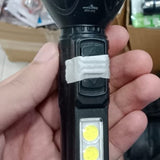 Multi-Functional Solar Rechargeable LED Handheld Flashlight - Lighting Product Designed For Illumination And Daily Lighting Routine - Detail View 4