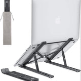 Premium Plastic Laptop Stand – Lightweight & Durable Foldable Laptop Holder, Ergonomic Desk Stand for Laptop, Notebook & MacBook Random Color - Detail View 3