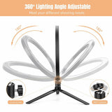Multi Position Ring Light Dual Mobile Clip Ring Light, Live Broadcasting Bracket Fill Selfie Ring Light Phone Clamp Fill Lights Supplies Stabilizer Clip Phone Bracket - Detail View 5