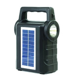 KBroad KTS-1706 Portable Wireless Bluetooth Speaker with FM Radio, Solar Charging, and LED Flashlight - Detail View 4