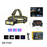 USB Rechargeable LED Headlamp T146 - Detail View 2