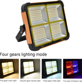 Portable 300W Solar Powered LED Work Light IP66 Waterproof - Detail View 3