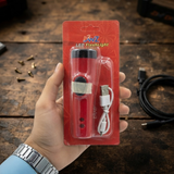 SD-8670 Mini Solar Rechargeable LED Flashlight - Lighting Product Designed For Illumination And Daily Lighting Routine - Detail View 3