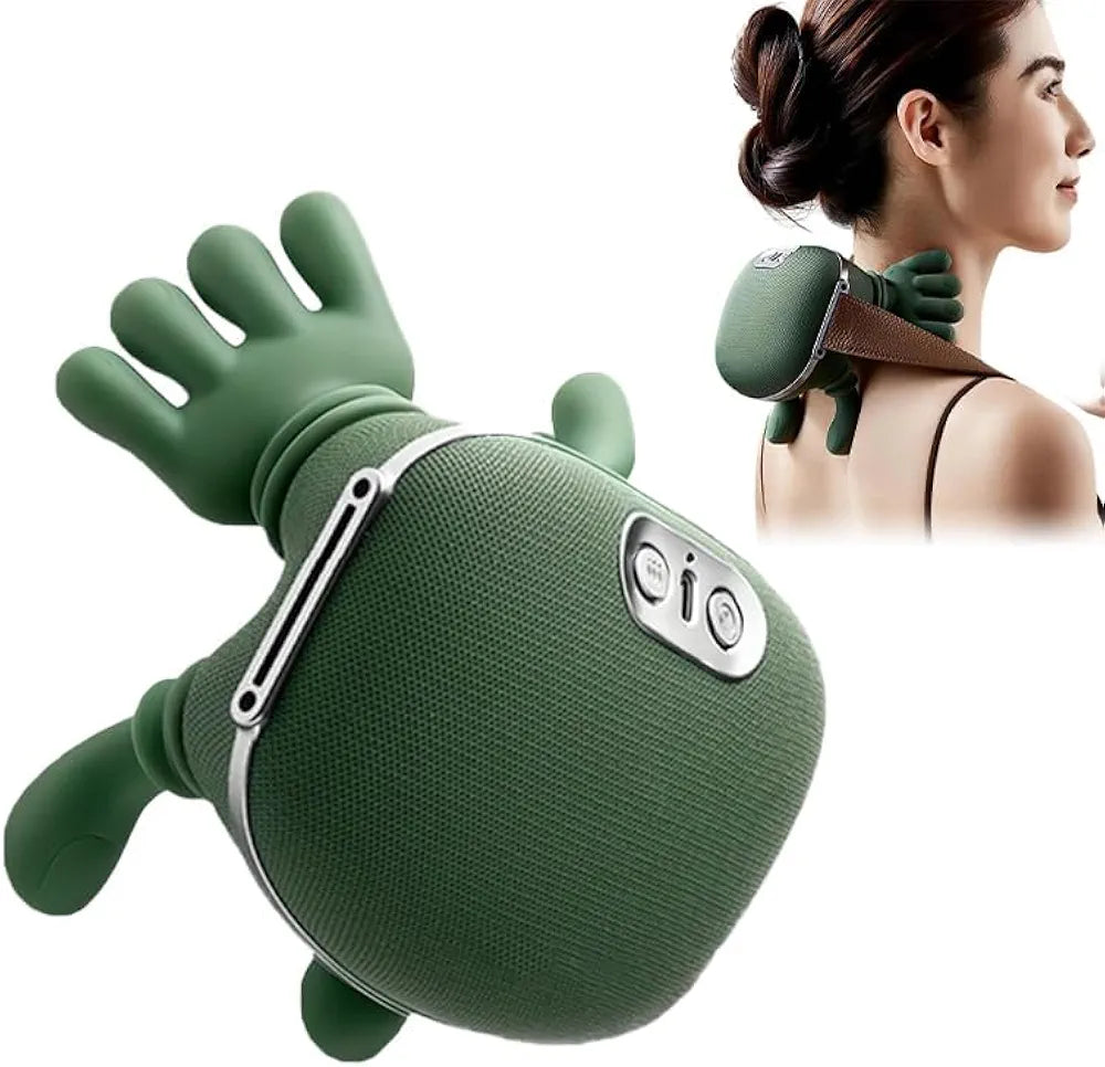 Smart Finger Pressure Neck Massager – Electric Deep Kneading Heated Back & Shoulder Massager | Pain Relief Relaxation Device for Home, Office & Car - Main Product View