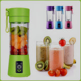 Portable Mini 6 Blade Juicer Blender | Outdoor Juicing Cup (380Ml) - Kitchen Product Designed For Juice Preparation And Daily Beverage Routine Rechargeable [Random Color] - Detail View 5