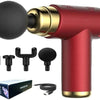Professional Massager Gun With 4 Massage Heads Durable Portable Powerful Practical Choice For Muscle Relief Relaxation And Recovery | Random Color