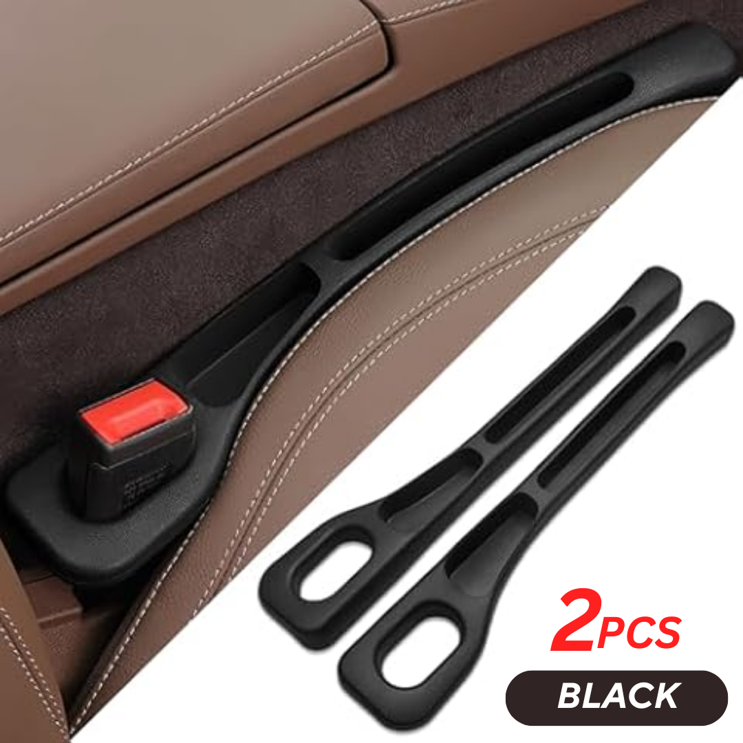 Universal Car Seat Gap Filler Organizer 2 PCS – PU Leather Car Seat Storage Box | Waterproof Auto Interior Pocket | Anti-Drop Gap Plug for Phone, Coins, Keys - Main Product View