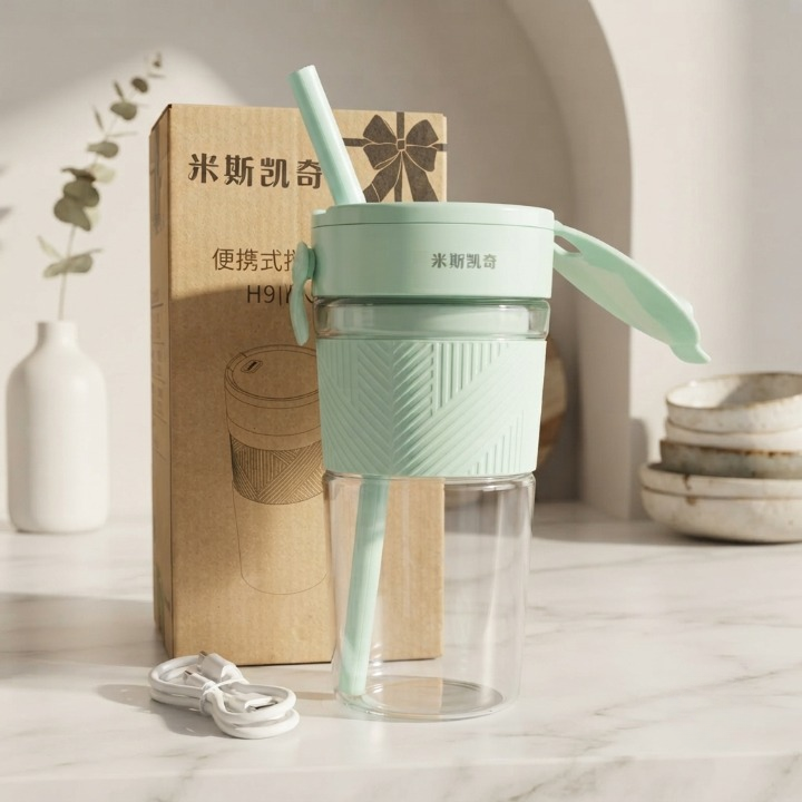 Portable USB Rechargeable Juicer Blender – H9035 Compact Powerful Durable Stylish Affordable Practical Choice Reliable Performance - Main Product View