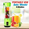 Portable Blender - Rechargeable Personal Smoothie Maker Electric USB Juicer Cup Compact Lightweight Travel Bottles For Shakes And Smoothies | 380ml