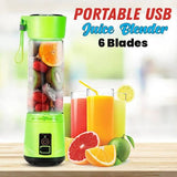 Portable Blender - Rechargeable Personal Smoothie Maker Electric USB Juicer Cup Compact Lightweight Travel Bottles For Shakes And Smoothies | 380ml - Main Product View