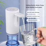 Electric Foldable USB Charging Automatic Water Pump – Portable Dual-Use Universal Bottle Dispenser Pump with One-Touch Smart Switch for Home, Office - Detail View 3