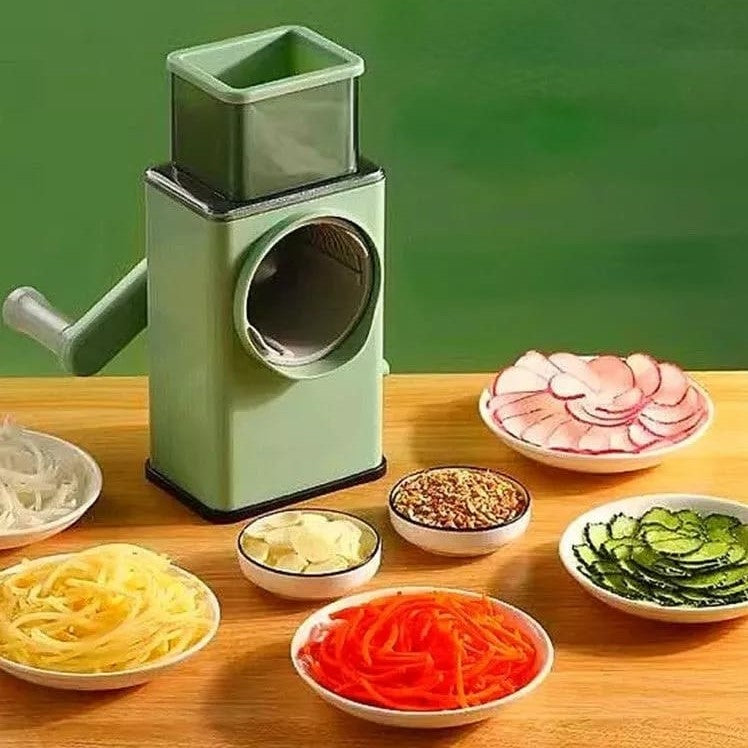 Multifunctional Vegetable Slicer Cutter Chopper | Manual Kitchen Food Chopper - Kitchen Appliance Designed For Food Preparation And Daily Cooking Routine - Detail View 2