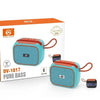 DV-1017 Portable Outdoor Bluetooth Speaker with TWS Connect, TF Card, USB, and Solar Panel