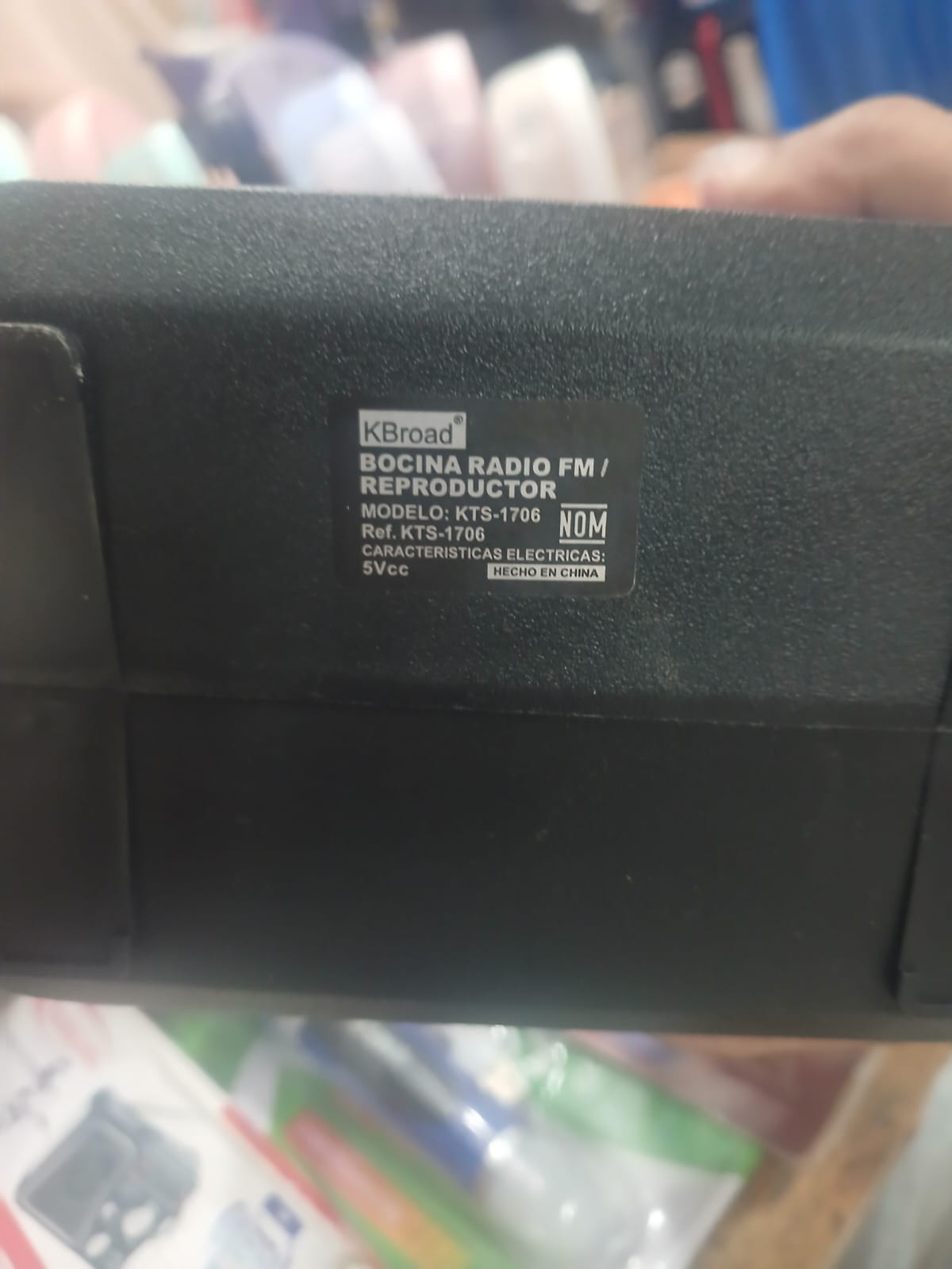 KBroad KTS-1706 Portable Wireless Bluetooth Speaker with FM Radio, Solar Charging, and LED Flashlight - Detail View 7