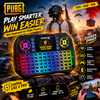 Mini Wireless Mobile PUBG Keyboard + bluetooth Touchpad 7 Color Backlit Light 2.4ghz Rechargeable with Nokia Bettery