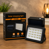 KSE CK686 50W Portable Solar Charging Flood Light - Powerful Rechargeable Outdoor Lighting For Camping, Emergencies, And Work Sites - Detail View 2