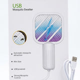 CRI Mini USB Mosquito Swatter Lamp - Electric Bug Zapper & Night Light Trap - Main Product View