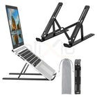 Premium Plastic Laptop Stand – Lightweight & Durable Foldable Laptop Holder, Ergonomic Desk Stand for Laptop, Notebook & MacBook Random Color