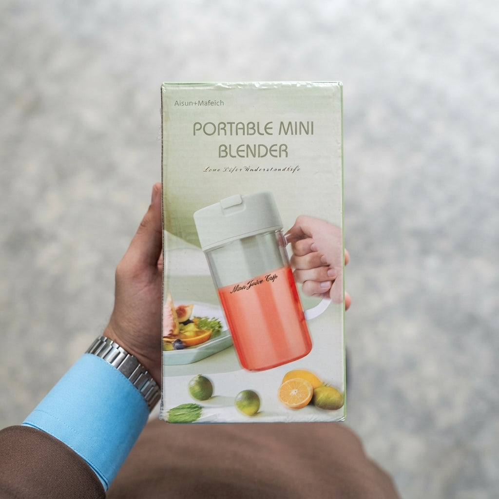 Aisun + Mofeich Portable Mini Blender - Kitchen Appliance Product Designed For Food Blending And Daily Beverage Preparation Routine (Random Color) - Detail View 2
