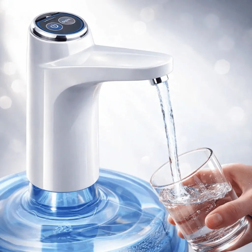 Touch Intelligent Electric Water Pump – Rechargeable Automatic Dispenser For Bottled Water With One -Touch Operation (Random Color) - Detail View 4