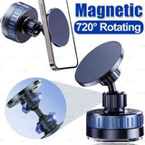 Premium 360° Magnetic Car Phone Mount – Powerful Suction Cup, Foldable Adjustable Dashboard Holder for All Smartphones - Main Product View