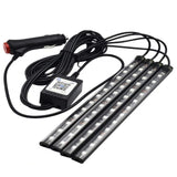 RGB Atmosphere Light for Cars & Bikes | 48 LED Bluetooth Interior Ambient Lighting Kit - Detail View 7