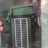 KBroad KTS-1706 Portable Wireless Bluetooth Speaker with FM Radio, Solar Charging, and LED Flashlight - Detail View 6