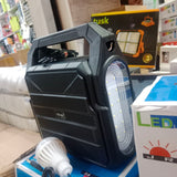 KBroad Portable Solar Power Station with LED Light & Charging Kit - Detail View 6