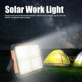 Portable 300W Solar Powered LED Work Light IP66 Waterproof - Detail View 7